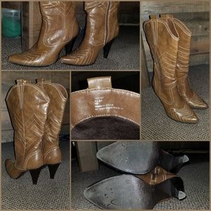 Womens high heel boots size 10
